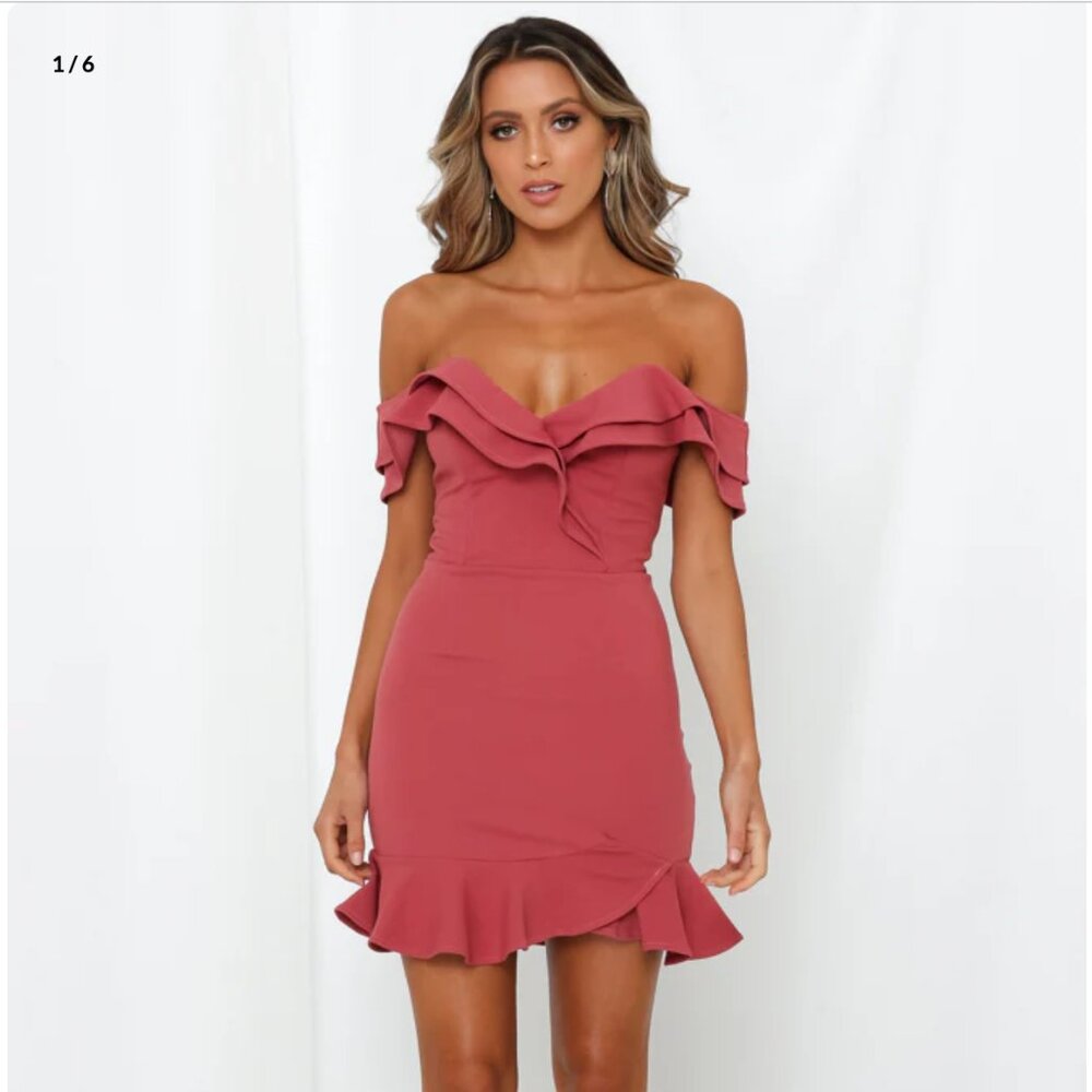Hello Molly - Carrying Your Love Dress Rose Dress (Medium)